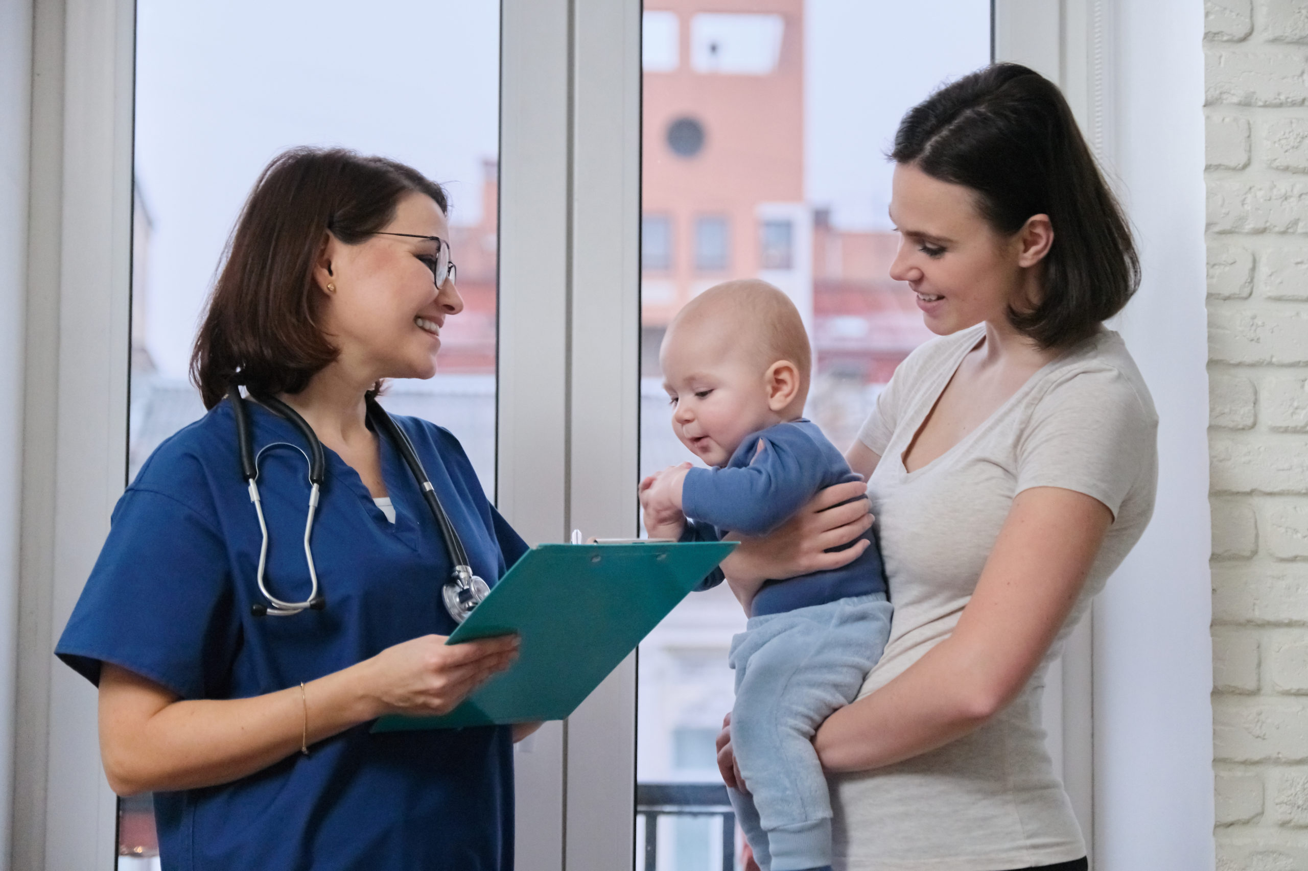 section 2.4 stock-photo-visit-mother-with-baby-in-hospital-talking-pediatrician-doctor-and-young-woman-children-medical-1605750169