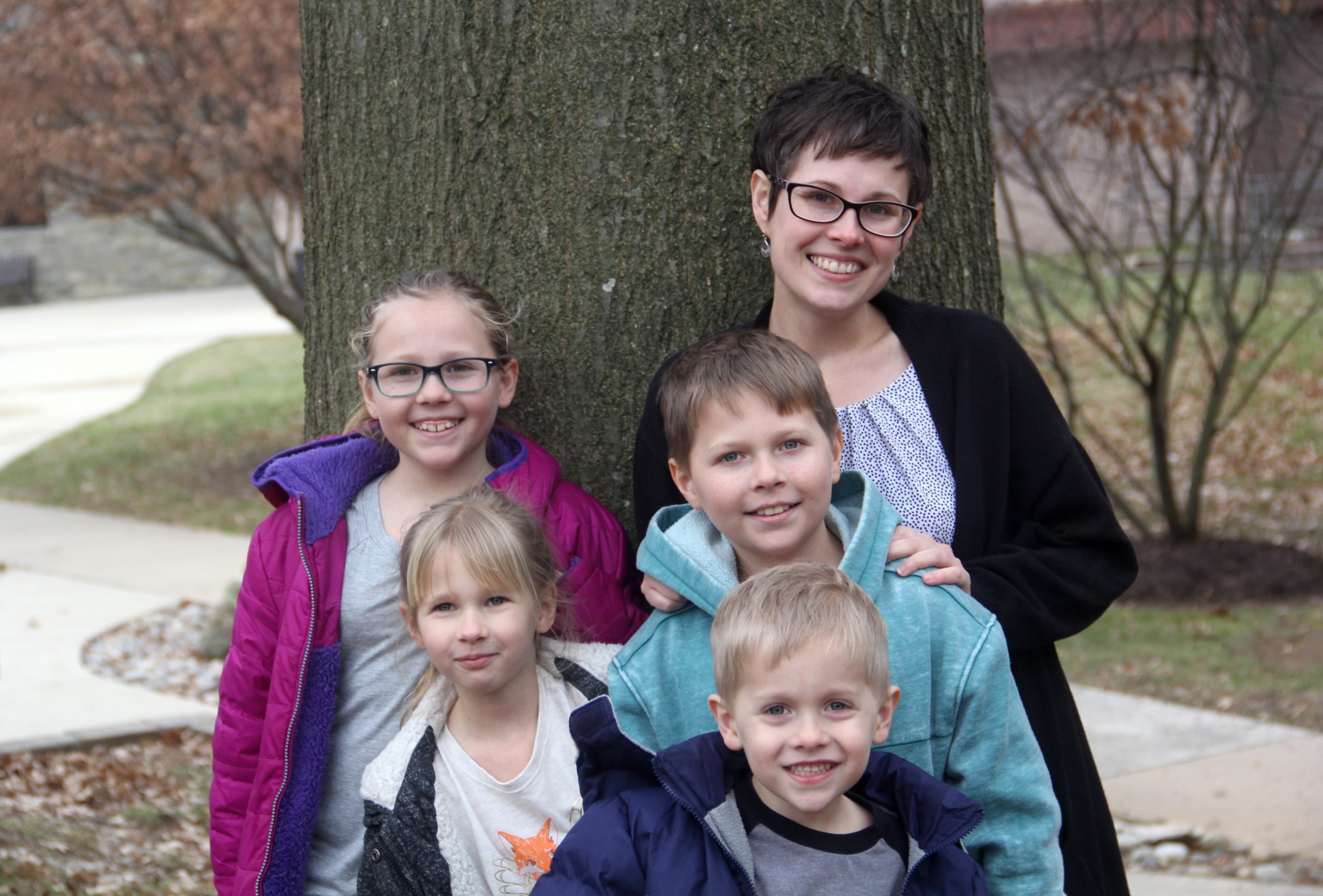 Section 2.1 A Kristy & family at tree